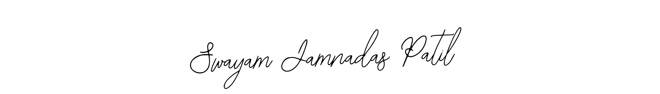 Design your own signature with our free online signature maker. With this signature software, you can create a handwritten (Bearetta-2O07w) signature for name Swayam Jamnadas Patil. Swayam Jamnadas Patil signature style 12 images and pictures png