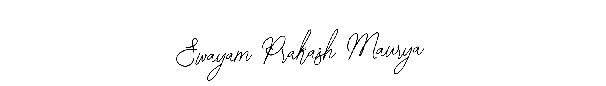 Swayam Prakash Maurya stylish signature style. Best Handwritten Sign (Bearetta-2O07w) for my name. Handwritten Signature Collection Ideas for my name Swayam Prakash Maurya. Swayam Prakash Maurya signature style 12 images and pictures png