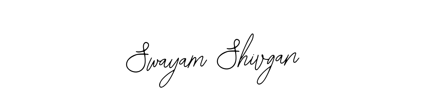 Also we have Swayam Shivgan name is the best signature style. Create professional handwritten signature collection using Bearetta-2O07w autograph style. Swayam Shivgan signature style 12 images and pictures png