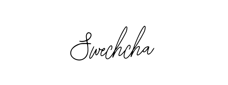 How to make Swechcha name signature. Use Bearetta-2O07w style for creating short signs online. This is the latest handwritten sign. Swechcha signature style 12 images and pictures png