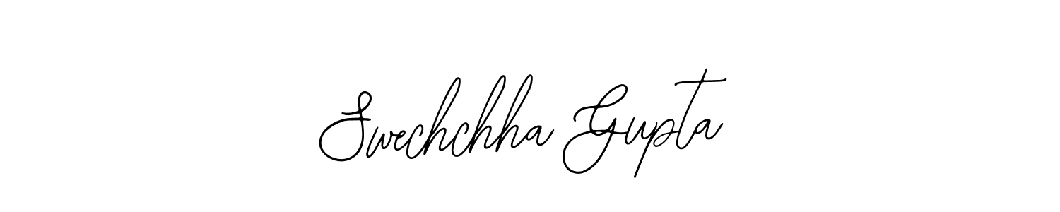The best way (Bearetta-2O07w) to make a short signature is to pick only two or three words in your name. The name Swechchha Gupta include a total of six letters. For converting this name. Swechchha Gupta signature style 12 images and pictures png