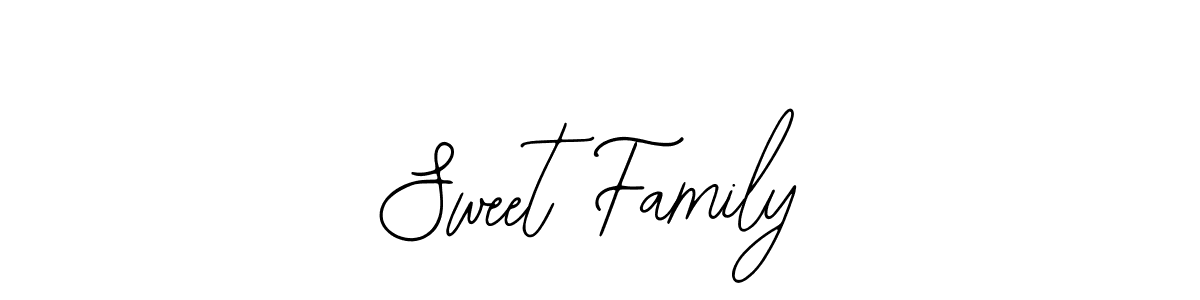 if you are searching for the best signature style for your name Sweet Family. so please give up your signature search. here we have designed multiple signature styles  using Bearetta-2O07w. Sweet Family signature style 12 images and pictures png
