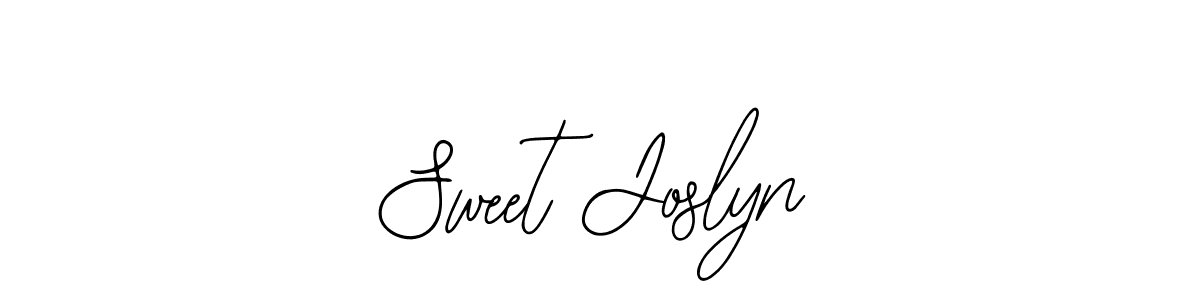 Use a signature maker to create a handwritten signature online. With this signature software, you can design (Bearetta-2O07w) your own signature for name Sweet Joslyn. Sweet Joslyn signature style 12 images and pictures png