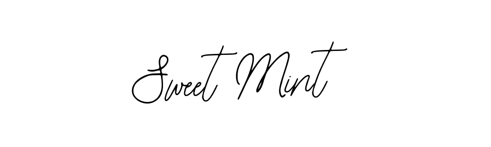 You should practise on your own different ways (Bearetta-2O07w) to write your name (Sweet Mint) in signature. don't let someone else do it for you. Sweet Mint signature style 12 images and pictures png