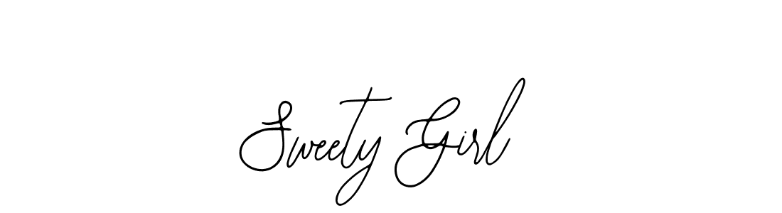 How to make Sweety Girl name signature. Use Bearetta-2O07w style for creating short signs online. This is the latest handwritten sign. Sweety Girl signature style 12 images and pictures png