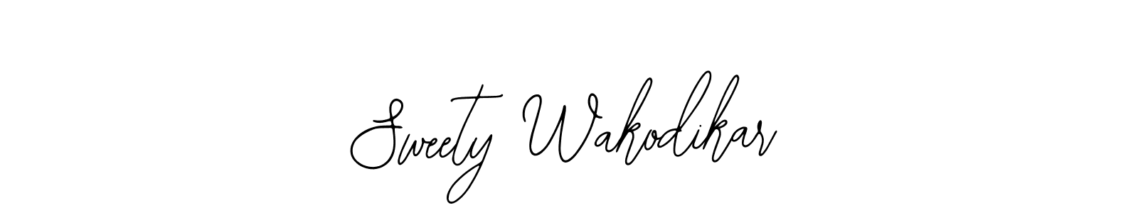 Use a signature maker to create a handwritten signature online. With this signature software, you can design (Bearetta-2O07w) your own signature for name Sweety Wakodikar. Sweety Wakodikar signature style 12 images and pictures png