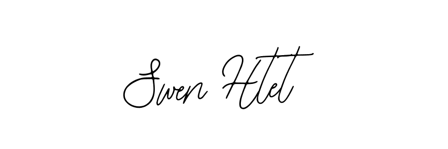 This is the best signature style for the Swen Htet name. Also you like these signature font (Bearetta-2O07w). Mix name signature. Swen Htet signature style 12 images and pictures png