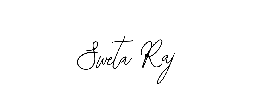 How to make Sweta Raj name signature. Use Bearetta-2O07w style for creating short signs online. This is the latest handwritten sign. Sweta Raj signature style 12 images and pictures png