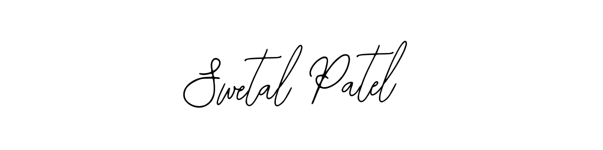 Design your own signature with our free online signature maker. With this signature software, you can create a handwritten (Bearetta-2O07w) signature for name Swetal Patel. Swetal Patel signature style 12 images and pictures png