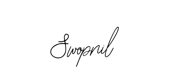 Use a signature maker to create a handwritten signature online. With this signature software, you can design (Bearetta-2O07w) your own signature for name Swopnil. Swopnil signature style 12 images and pictures png