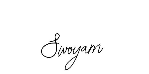 Make a beautiful signature design for name Swoyam. Use this online signature maker to create a handwritten signature for free. Swoyam signature style 12 images and pictures png