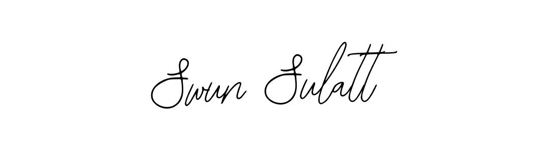 Also we have Swun Sulatt name is the best signature style. Create professional handwritten signature collection using Bearetta-2O07w autograph style. Swun Sulatt signature style 12 images and pictures png