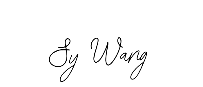 Once you've used our free online signature maker to create your best signature Bearetta-2O07w style, it's time to enjoy all of the benefits that Sy Wang name signing documents. Sy Wang signature style 12 images and pictures png