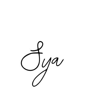 How to make Sya signature? Bearetta-2O07w is a professional autograph style. Create handwritten signature for Sya name. Sya signature style 12 images and pictures png