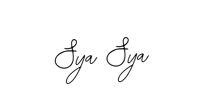 Similarly Bearetta-2O07w is the best handwritten signature design. Signature creator online .You can use it as an online autograph creator for name Sya Sya. Sya Sya signature style 12 images and pictures png