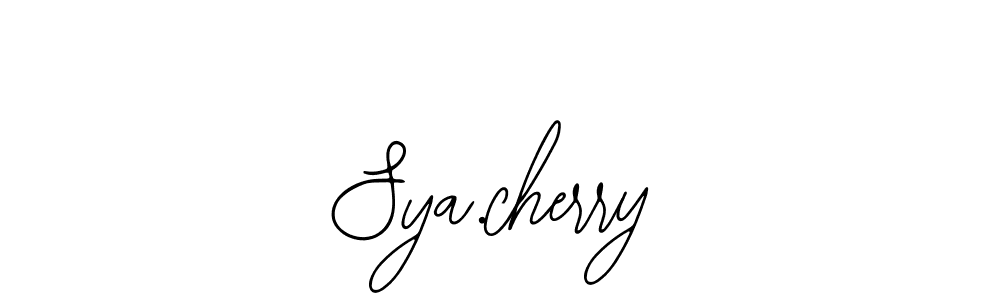 How to Draw Sya.cherry signature style? Bearetta-2O07w is a latest design signature styles for name Sya.cherry. Sya.cherry signature style 12 images and pictures png