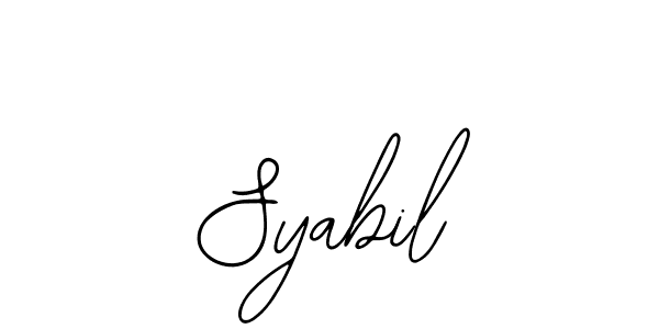 Similarly Bearetta-2O07w is the best handwritten signature design. Signature creator online .You can use it as an online autograph creator for name Syabil. Syabil signature style 12 images and pictures png