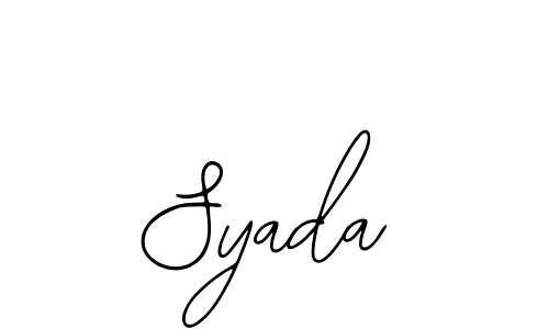 Make a beautiful signature design for name Syada. Use this online signature maker to create a handwritten signature for free. Syada signature style 12 images and pictures png