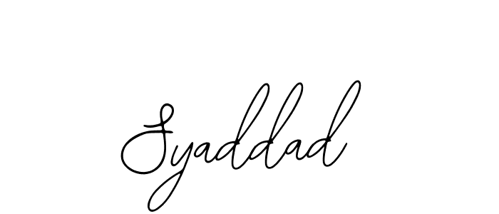 The best way (Bearetta-2O07w) to make a short signature is to pick only two or three words in your name. The name Syaddad include a total of six letters. For converting this name. Syaddad signature style 12 images and pictures png