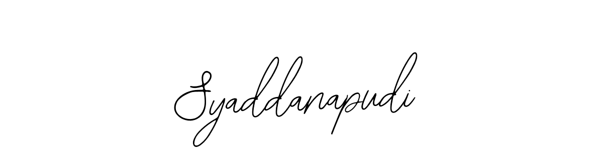 It looks lik you need a new signature style for name Syaddanapudi. Design unique handwritten (Bearetta-2O07w) signature with our free signature maker in just a few clicks. Syaddanapudi signature style 12 images and pictures png