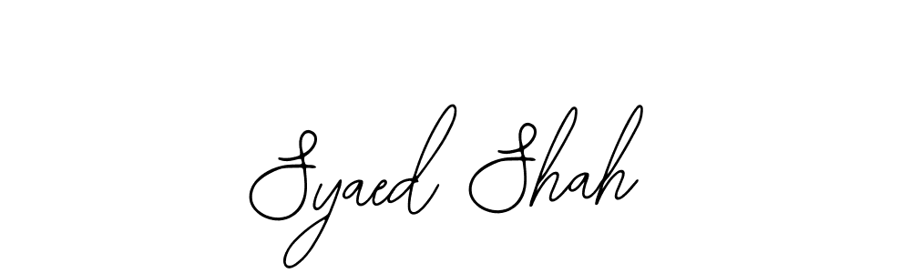 Make a short Syaed Shah signature style. Manage your documents anywhere anytime using Bearetta-2O07w. Create and add eSignatures, submit forms, share and send files easily. Syaed Shah signature style 12 images and pictures png