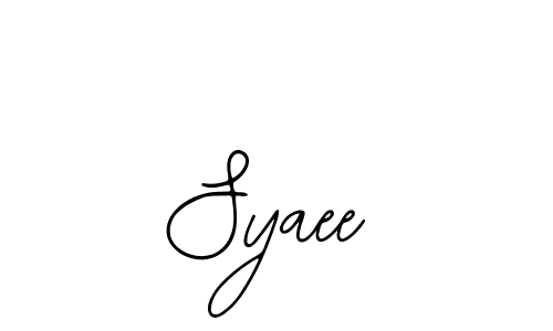 How to make Syaee signature? Bearetta-2O07w is a professional autograph style. Create handwritten signature for Syaee name. Syaee signature style 12 images and pictures png