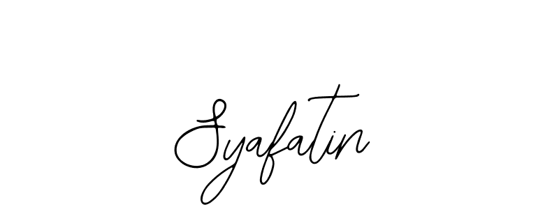 How to make Syafatin signature? Bearetta-2O07w is a professional autograph style. Create handwritten signature for Syafatin name. Syafatin signature style 12 images and pictures png