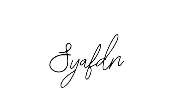 Create a beautiful signature design for name Syafdn. With this signature (Bearetta-2O07w) fonts, you can make a handwritten signature for free. Syafdn signature style 12 images and pictures png