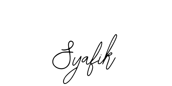 The best way (Bearetta-2O07w) to make a short signature is to pick only two or three words in your name. The name Syafik include a total of six letters. For converting this name. Syafik signature style 12 images and pictures png