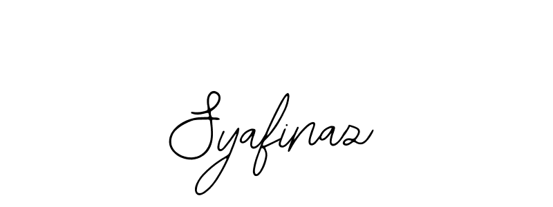 How to make Syafinaz name signature. Use Bearetta-2O07w style for creating short signs online. This is the latest handwritten sign. Syafinaz signature style 12 images and pictures png