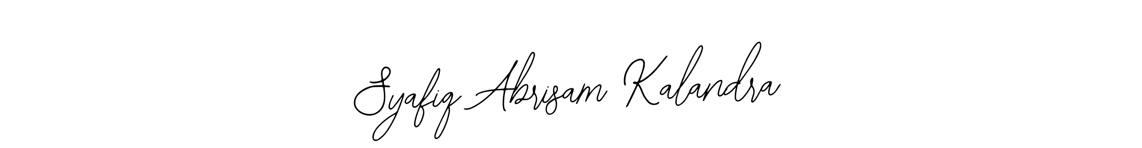 Similarly Bearetta-2O07w is the best handwritten signature design. Signature creator online .You can use it as an online autograph creator for name Syafiq Abrisam Kalandra. Syafiq Abrisam Kalandra signature style 12 images and pictures png