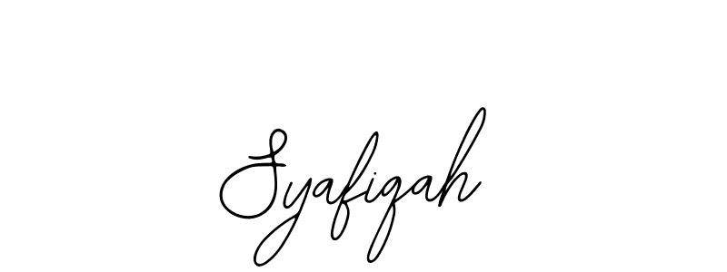 Syafiqah stylish signature style. Best Handwritten Sign (Bearetta-2O07w) for my name. Handwritten Signature Collection Ideas for my name Syafiqah. Syafiqah signature style 12 images and pictures png