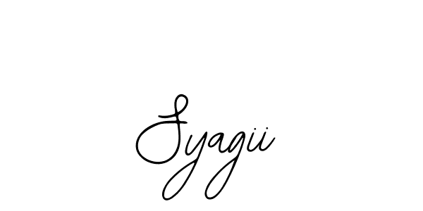 How to Draw Syagii signature style? Bearetta-2O07w is a latest design signature styles for name Syagii. Syagii signature style 12 images and pictures png