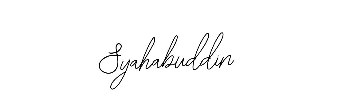 How to make Syahabuddin signature? Bearetta-2O07w is a professional autograph style. Create handwritten signature for Syahabuddin name. Syahabuddin signature style 12 images and pictures png