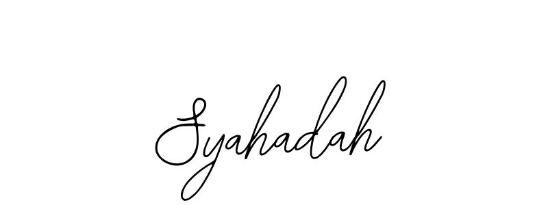 Also we have Syahadah name is the best signature style. Create professional handwritten signature collection using Bearetta-2O07w autograph style. Syahadah signature style 12 images and pictures png