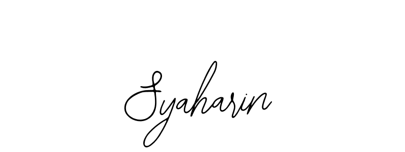 Make a beautiful signature design for name Syaharin. Use this online signature maker to create a handwritten signature for free. Syaharin signature style 12 images and pictures png