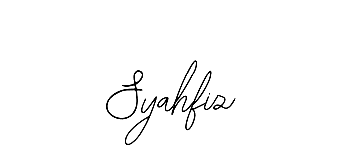 if you are searching for the best signature style for your name Syahfiz. so please give up your signature search. here we have designed multiple signature styles  using Bearetta-2O07w. Syahfiz signature style 12 images and pictures png