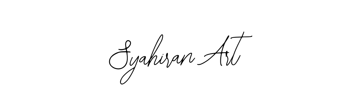 Also we have Syahiran Art name is the best signature style. Create professional handwritten signature collection using Bearetta-2O07w autograph style. Syahiran Art signature style 12 images and pictures png