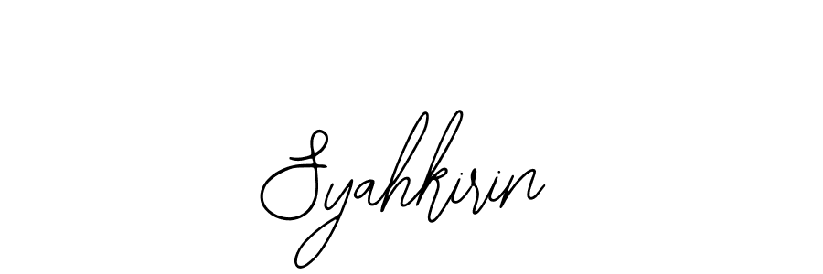How to make Syahkirin signature? Bearetta-2O07w is a professional autograph style. Create handwritten signature for Syahkirin name. Syahkirin signature style 12 images and pictures png