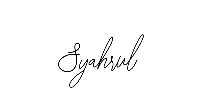 It looks lik you need a new signature style for name Syahrul. Design unique handwritten (Bearetta-2O07w) signature with our free signature maker in just a few clicks. Syahrul signature style 12 images and pictures png