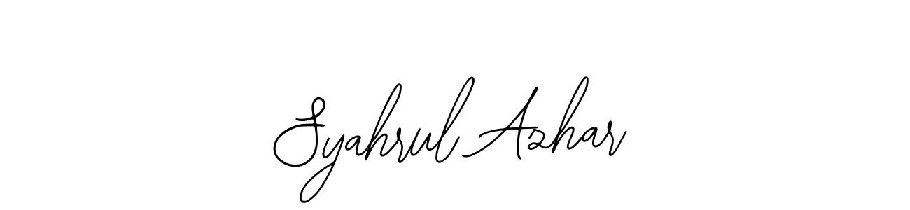 Also we have Syahrul Azhar name is the best signature style. Create professional handwritten signature collection using Bearetta-2O07w autograph style. Syahrul Azhar signature style 12 images and pictures png