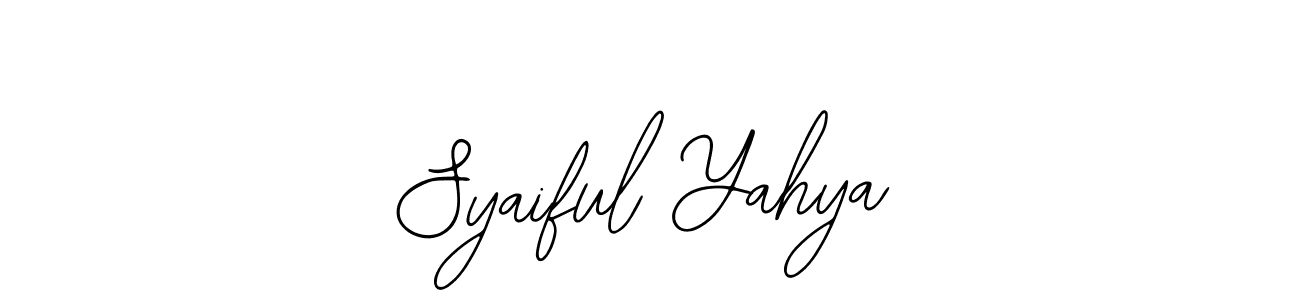 Best and Professional Signature Style for Syaiful Yahya. Bearetta-2O07w Best Signature Style Collection. Syaiful Yahya signature style 12 images and pictures png