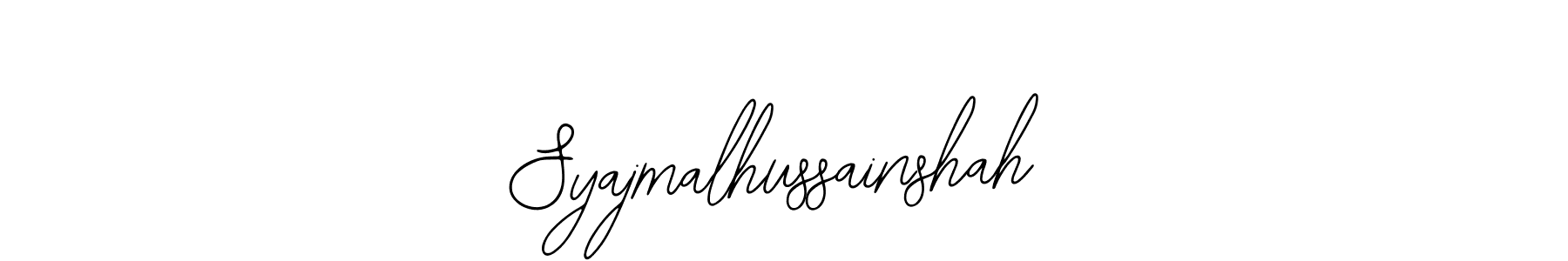 Design your own signature with our free online signature maker. With this signature software, you can create a handwritten (Bearetta-2O07w) signature for name Syajmalhussainshah. Syajmalhussainshah signature style 12 images and pictures png