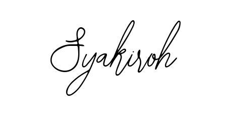 Upgrade your professional image with Syakiroh signature created with Bearetta-2O07w font. Fast, free, and watermark-free download. Syakiroh signature style 12 images and pictures png