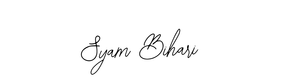 How to make Syam Bihari signature? Bearetta-2O07w is a professional autograph style. Create handwritten signature for Syam Bihari name. Syam Bihari signature style 12 images and pictures png