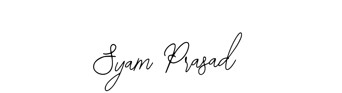 Also You can easily find your signature by using the search form. We will create Syam Prasad name handwritten signature images for you free of cost using Bearetta-2O07w sign style. Syam Prasad signature style 12 images and pictures png