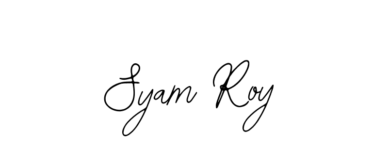 Make a beautiful signature design for name Syam Roy. With this signature (Bearetta-2O07w) style, you can create a handwritten signature for free. Syam Roy signature style 12 images and pictures png