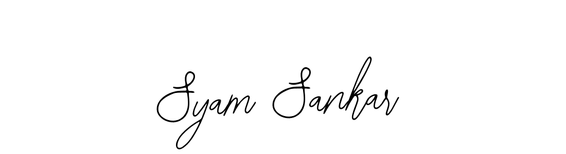 Design your own signature with our free online signature maker. With this signature software, you can create a handwritten (Bearetta-2O07w) signature for name Syam Sankar. Syam Sankar signature style 12 images and pictures png