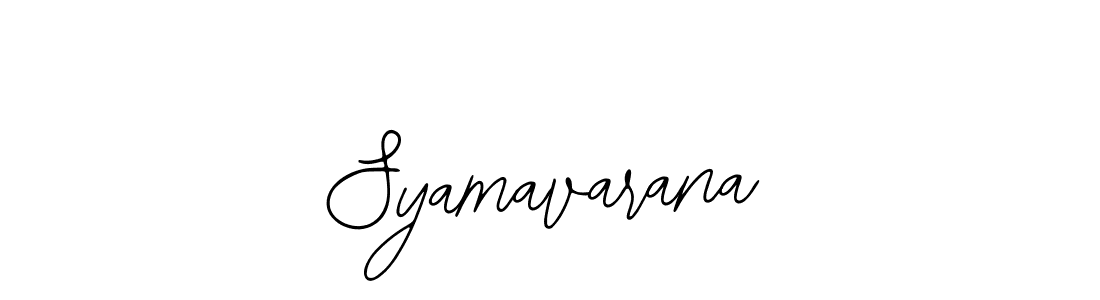if you are searching for the best signature style for your name Syamavarana. so please give up your signature search. here we have designed multiple signature styles  using Bearetta-2O07w. Syamavarana signature style 12 images and pictures png