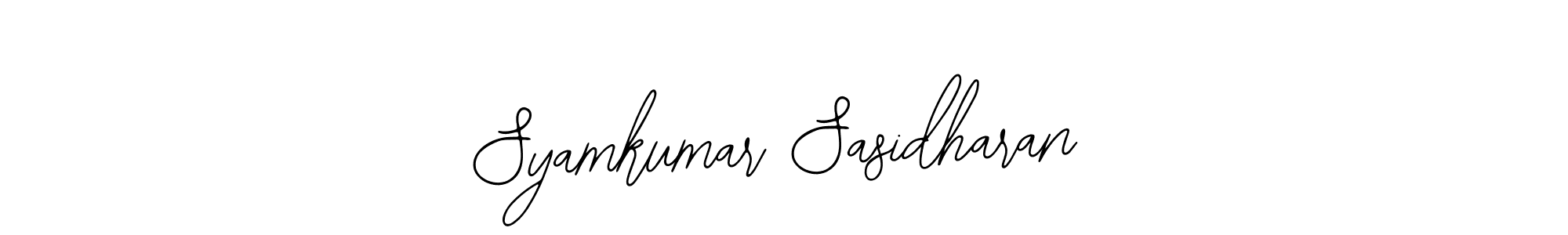 Create a beautiful signature design for name Syamkumar Sasidharan. With this signature (Bearetta-2O07w) fonts, you can make a handwritten signature for free. Syamkumar Sasidharan signature style 12 images and pictures png